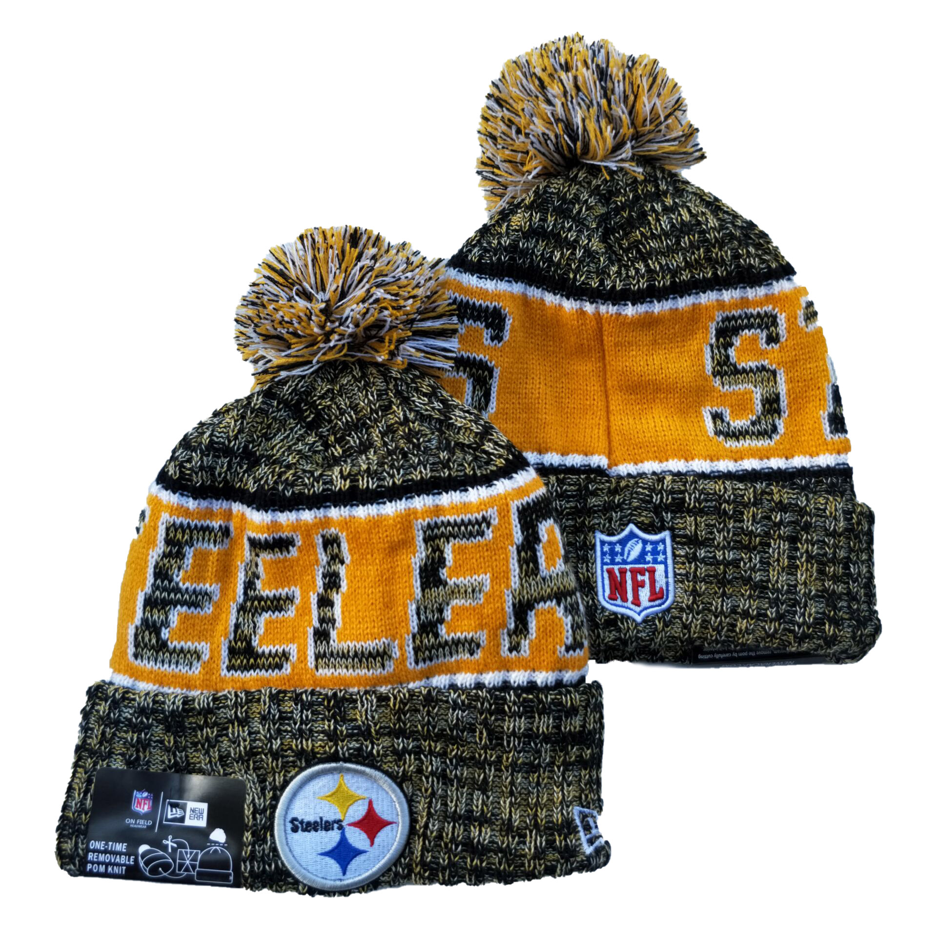 NFL Pittsburgh Steelers Knit Hats 060 [NFLHat_Steelers_0060] - $9.99 ...