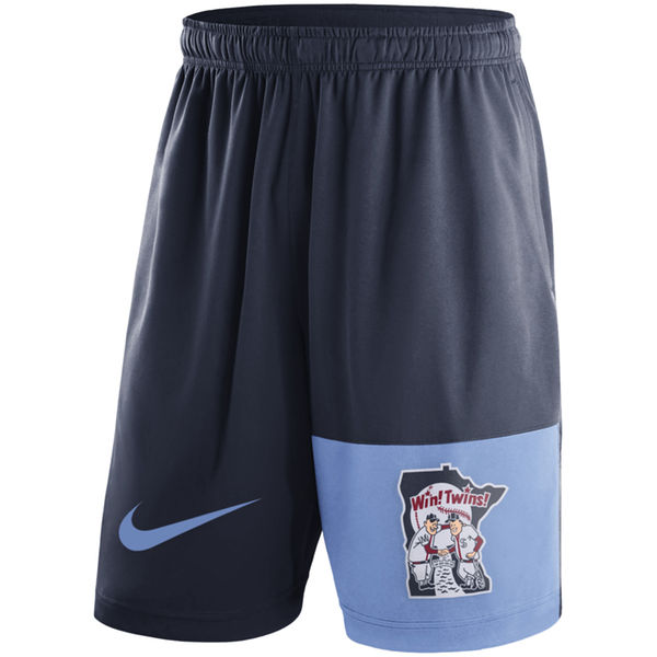 Men's Minnesota Twins Nike Navy Dry Fly Shorts [MLB_Shorts_Twins_02 ...