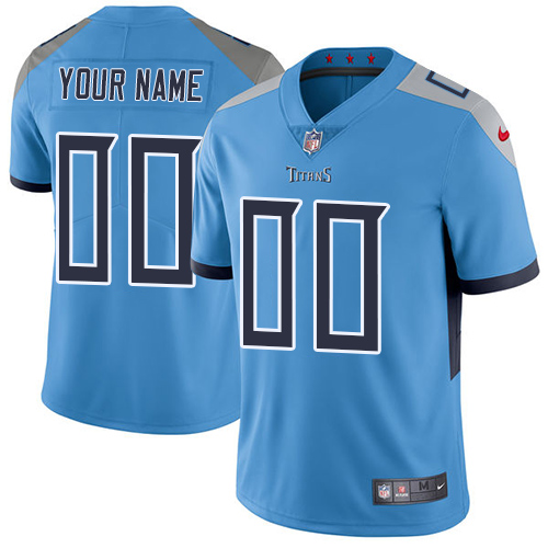Men's Tennessee Titans Light Blue Team Color Vapor Untouchable Limited Stitched NFL Jersey (Check description if you want Women or Youth size)