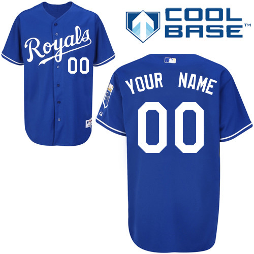 Authentic Blue Cool Base MLB Jersey 