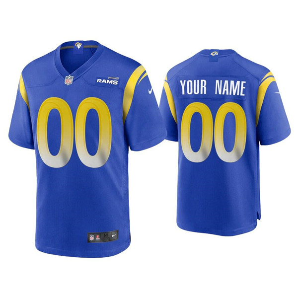 Nike Los Angeles Rams Customized White 2022 Super Bowl LVI Vapor Limited  Men Jersey