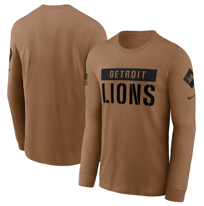 Aidan Hutchinson Detroit Lions Nike Youth 2023 Salute To Service Limited  Jersey - Brown