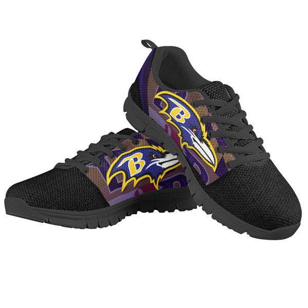 Women's NFL Baltimore Ravens Lightweight Running Shoes 018