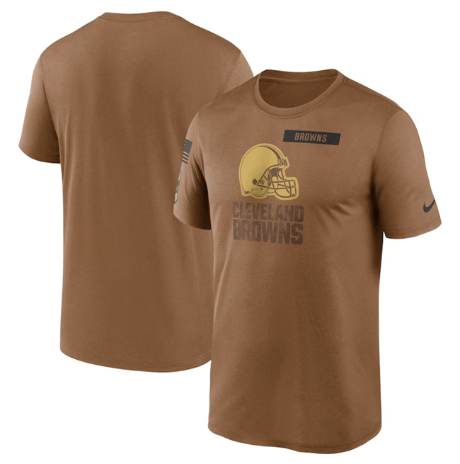 Nike Men's Cleveland Browns Myles Garrett #95 Brown T-Shirt