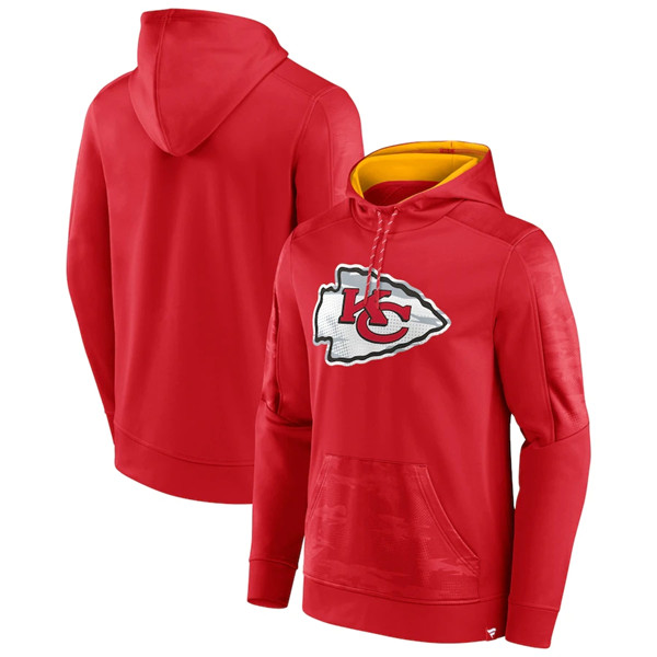 Men's Kansas City Chiefs Red On The Ball Pullover Hoodie [NikeNFL ...