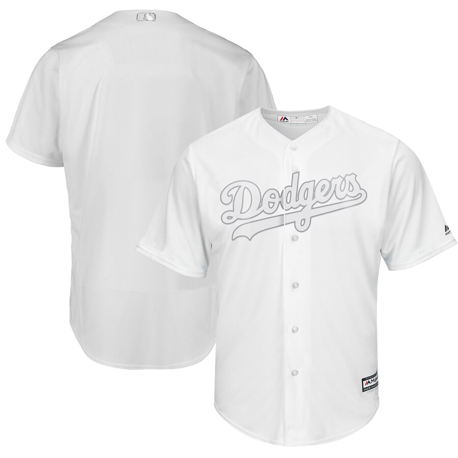 Men's Los Angeles Dodgers Majestic White 2019 Players' Weekend Team Stitched MLB Jersey