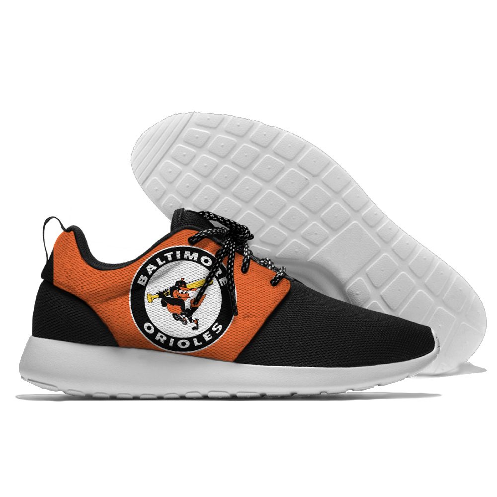 Men's Baltimore Orioles Roshe Style Lightweight Running MLB Shoes 005