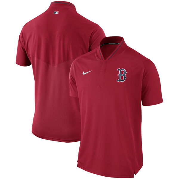 Men's Boston Red Sox Red Authentic Collection Elite Performance Polo ...