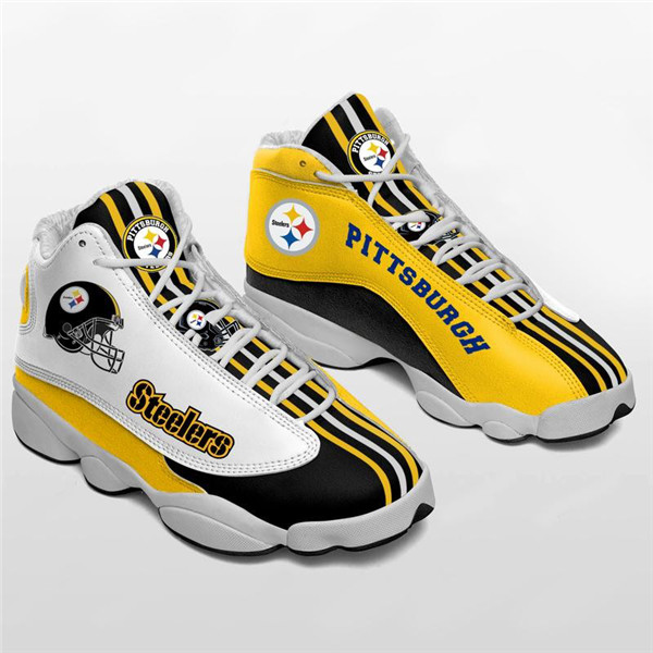 Women's Pittsburgh Steelers Limited Edition JD13 Sneakers 007