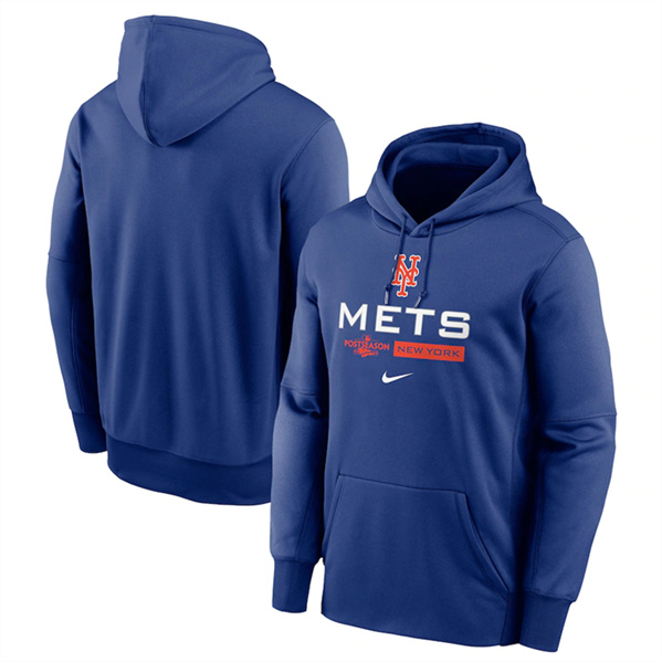 Men's New York Mets Royal 2022 Performance Pullover Hoodie [MLB_Mets ...