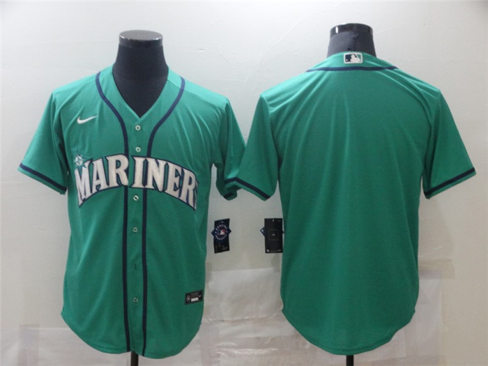 Mariners Blank Green Cool Base Stitched MLB Jersey