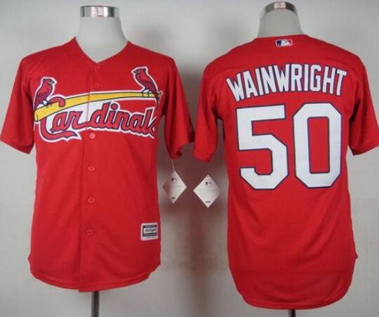Men's St.Louis Cardinals ACTIVE PLAYER Custom Red Cool Base Stitched MLB Jersey