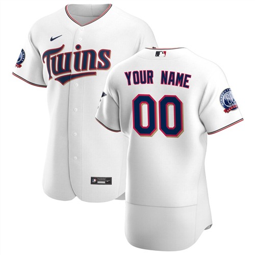 Men's Minnesota Twins ACTIVE PLAYER Custom Authentic Stitched MLB Jersey
