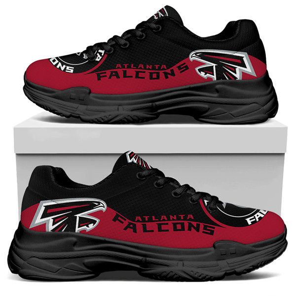 Women's Atlanta Falcons Edition Chunky Sneakers With Line 004