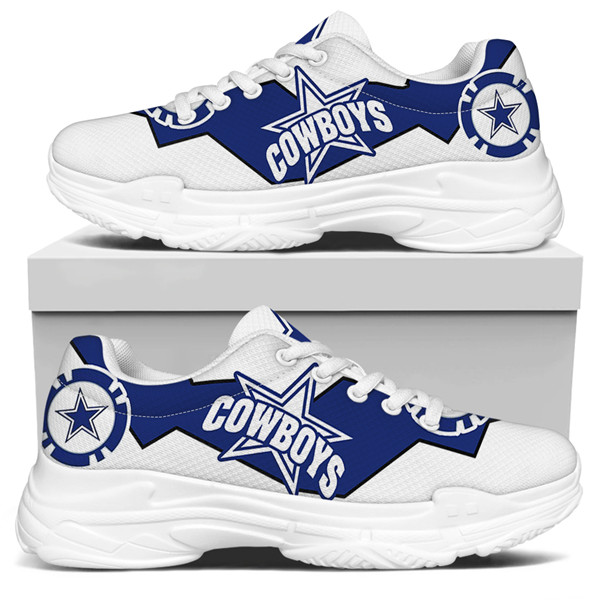 Women's Dallas Cowboys Edition Chunky Sneakers With Line 004 [NikeNFL ...