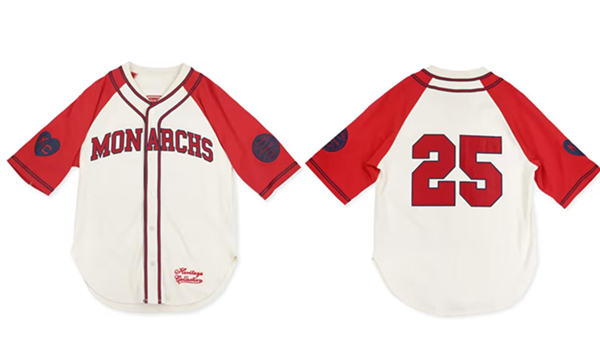 Men's Kansas City Monarchs #25 White Stitched Baseball Jersey