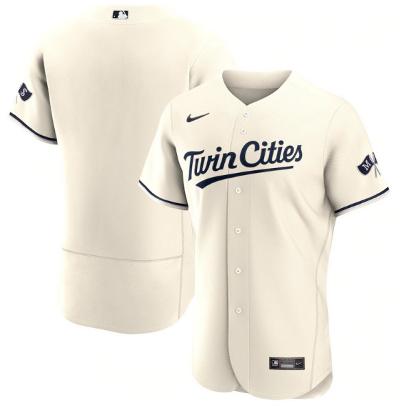 Men's Minnesota Twins Cream 2023 Flex Base Stitched Jersey [MLB