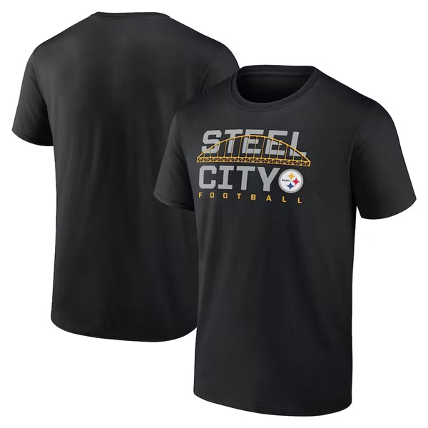 Men's Pittsburgh Steelers Black Hometown Offensive Drive T-Shirt