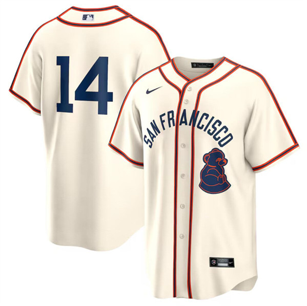 Men's San Francisco Giants Active Player Custom Cream 2024 Rickwood Classic Stitched Baseball Jersey