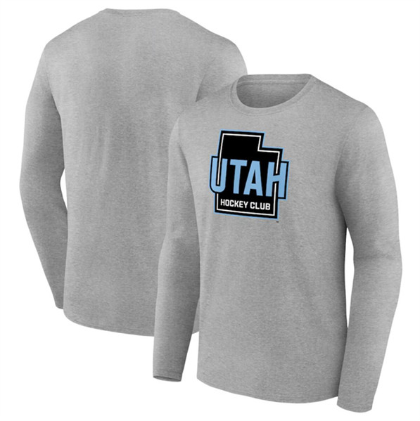 Men's Utah Hockey Club Gray Tertiary Long Sleeve T-Shirt
