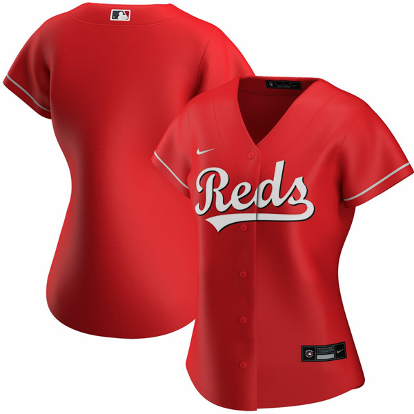 Women's Cincinnati Reds ACTIVE PLAYER Custom Red Stitched Jersey(Run Small)