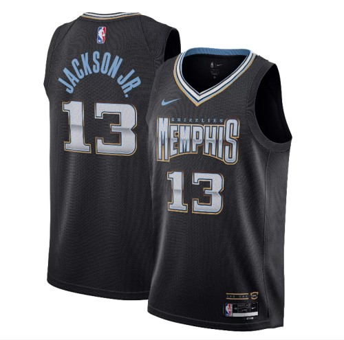 Men's Memphis Grizzlies #13 Jaren Jackson Jr. Black 2022/23 City ...