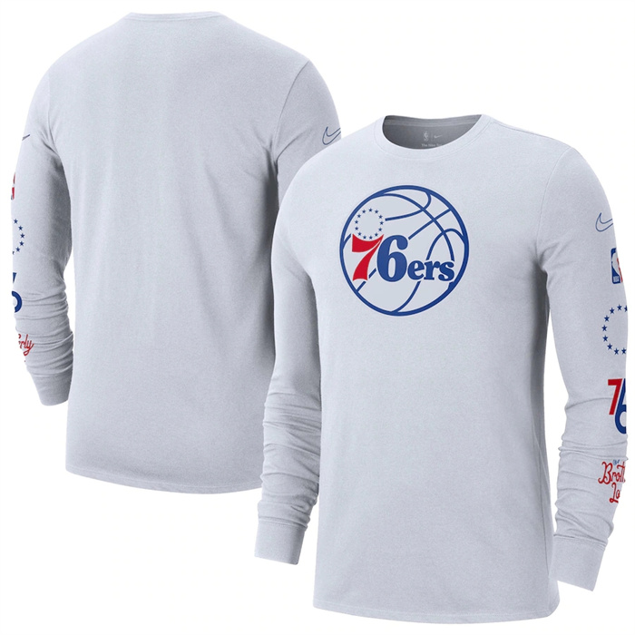 Men's Philadelphia 76ers White 2022/23 City Edition Essential ...