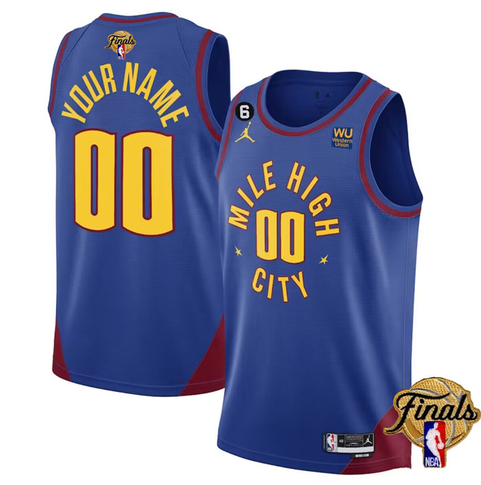 Men's Denver Nuggets #15 Nikola Jokic White 2023 Finals Champions ...