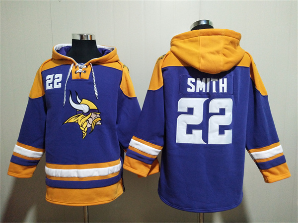 Men's Minnesota Vikings #22 Harrison Smith Purple/Yellow Ageless Must ...