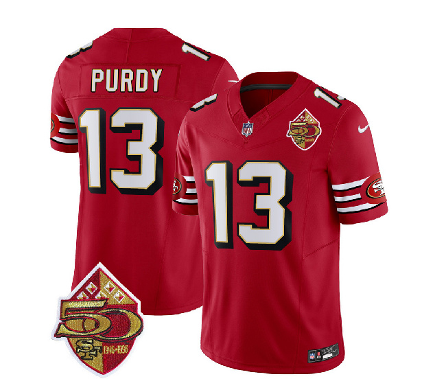 NFL_ Jersey San Francisco''49ers''MEN Women Youth Brock Purdy #13 Christian  McCaffrey Deebo Samuel #19 Nick Bosa George Kittle 