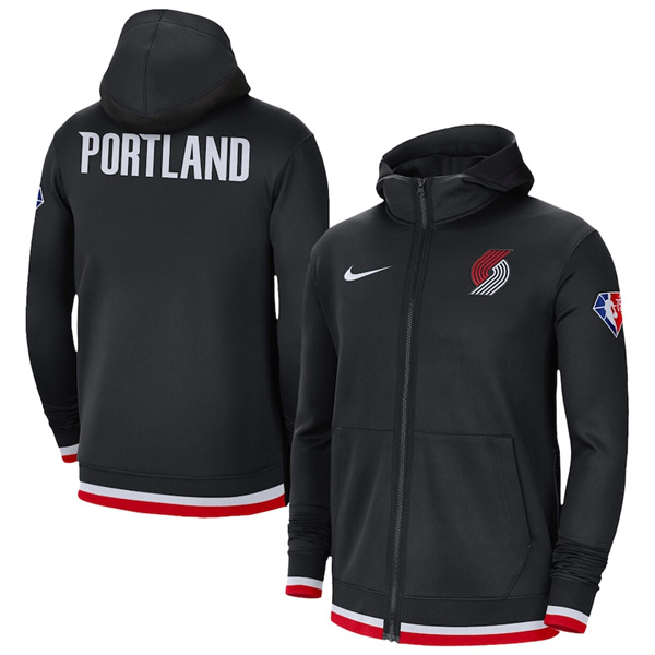 Men's Portland Trail Blazers Black 75th Anniversary Performance ...