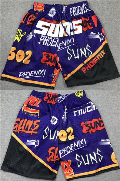 Men's Phoenix Suns Purple Shorts (Run Small)