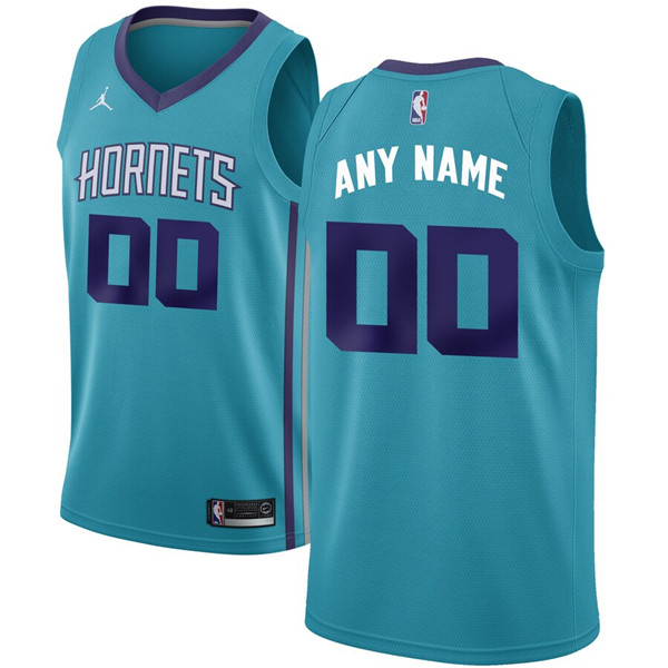 Charlotte Hornets Customized Teal Buzz City Swingman 2020-21 Stitched ...