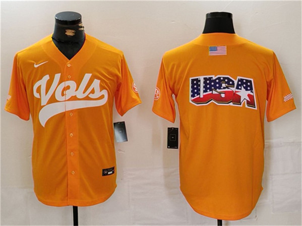 Men's Tennessee Volunteers Orange Team Big Logo Stitched Jersey