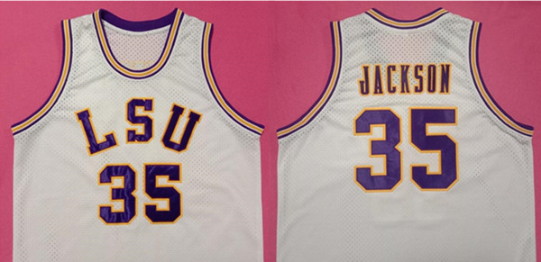 Men's LSU Tigers #35 Chris Jackson Limited Stitched NCAA Jersey