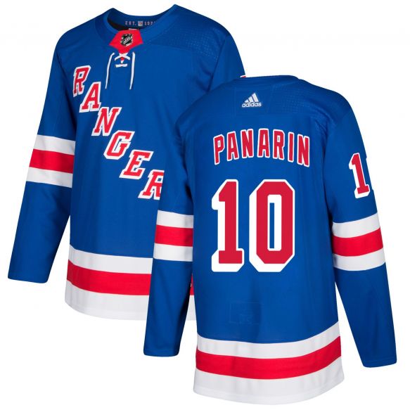 Men's New York Rangers #10 Artemi Panarin Blue Stitched NHL Jersey