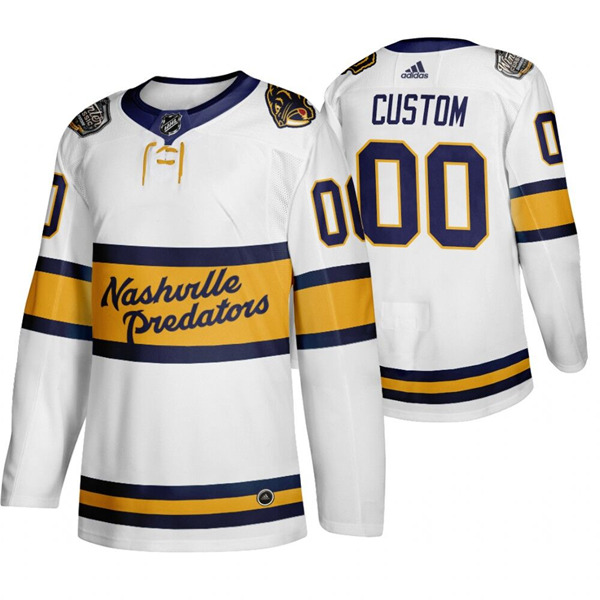 Men's Nashville Predators Custom Name Number Size 2020 NHL Stitched Jersey