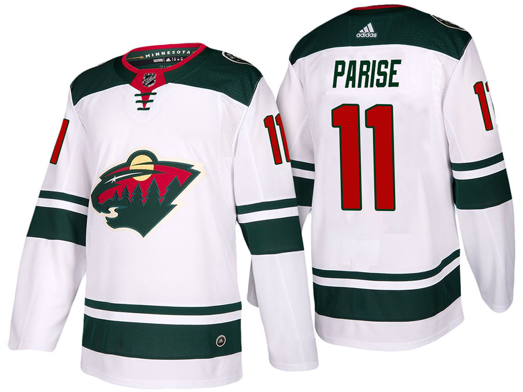 Men's Minnesota Wild White Custom Name Number Size 2021 White Reverse ...