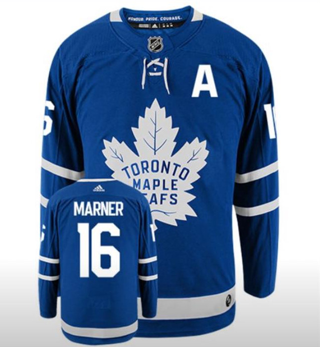 Men's Toronto Maple Leafs #16 Mitchell Marner Blue With A Patch Adidas Stitched NHL Jersey