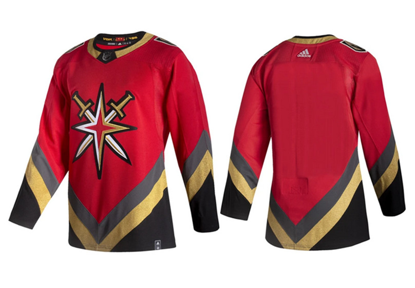 Men's Vegas Golden Knights Red Stitched NHL Jersey