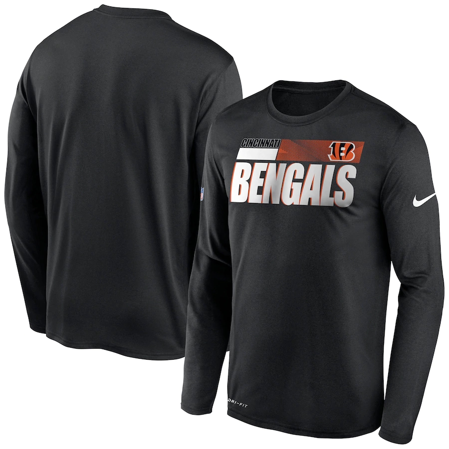 Men's Cincinnati Bengals 2020 Black Sideline Impact Legend Performance ...