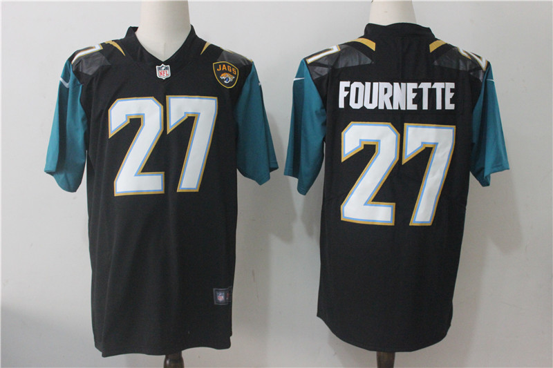 Men's Nike Jacksonville Jaguars #27 Leonard Fournette Black Alternate Stitched NFL Vapor Untouchable Limited Jersey