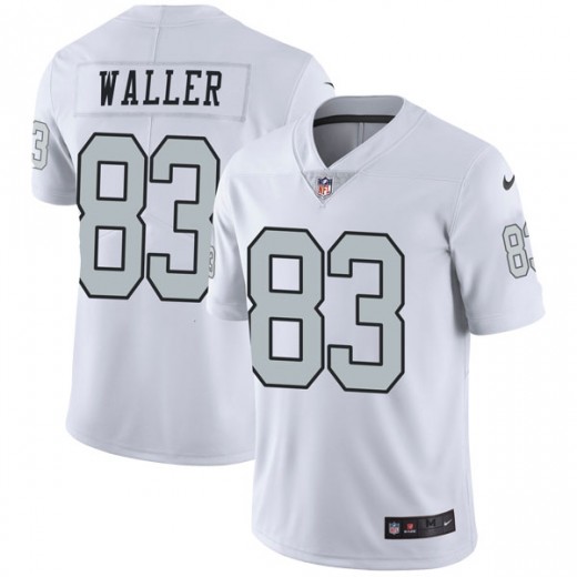 Men's Oakland Raiders #83 Darren Waller White Color Rush Limited Stitched NFL Jersey