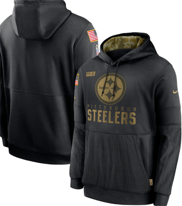 Men's Pittsburgh Steelers 2020 Black Salute to Service Sideline ...