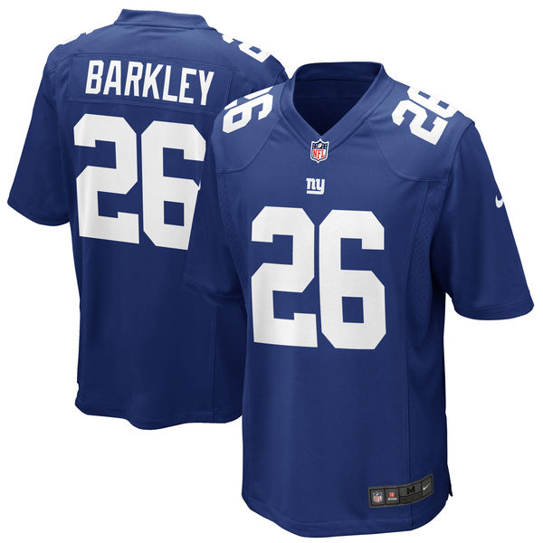 Men's New York Giants #26 Saquon Barkley Royal 2018 NFL Vapor Untouchable Limited Stitched Jersey