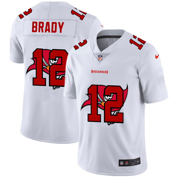 Men's Tampa Bay Buccaneers #12 Tom Brady New White With C Patch Vapor ...