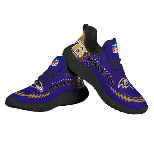 Men's NFL Baltimore Ravens Lightweight Running Shoes 001