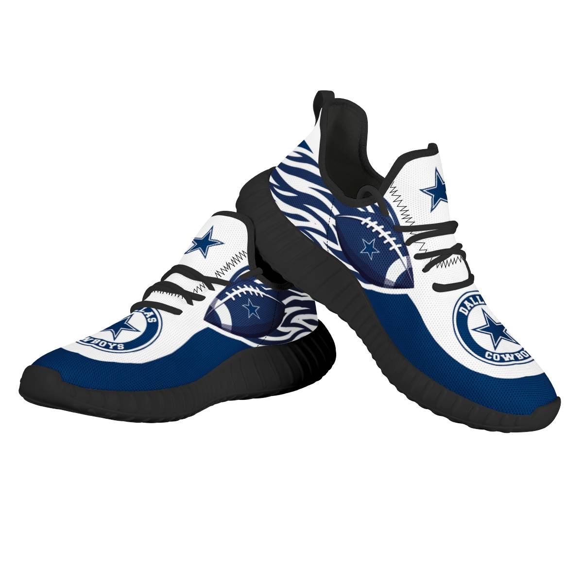 Women's NFL Dallas Cowboys Lightweight Running Shoes 005 [NFL-Cowboys ...