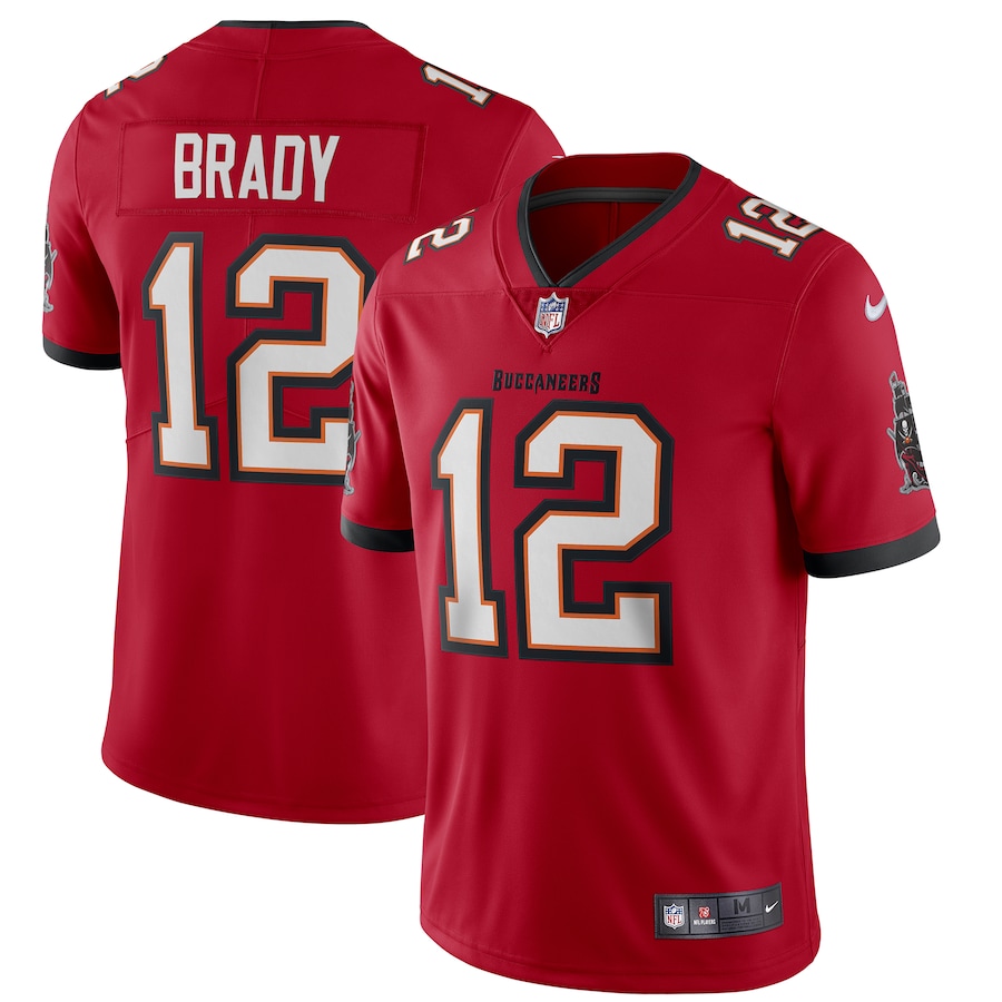 Men's Tampa Bay Buccaneers #12 Tom Brady 2020 Red Vapor Untouchable Limited Stitched NFL Jersey