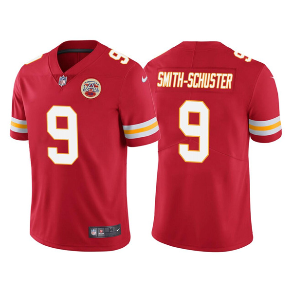 Men's Kansas City Chiefs #9 JuJu Smith-Schuster 2022 Red Limited Stitched Jersey